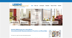 Desktop Screenshot of lebensraum-ffm.de